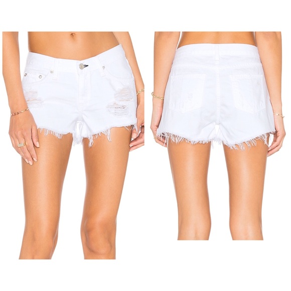 rag and bone white shorts
